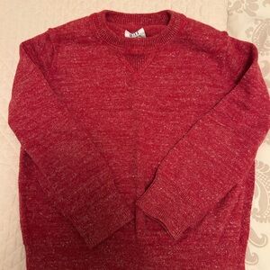 GAP Boys Rich Red Crewneck Sweater